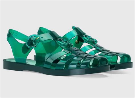 sandale gucci plastique|latest style for gucci sandals.